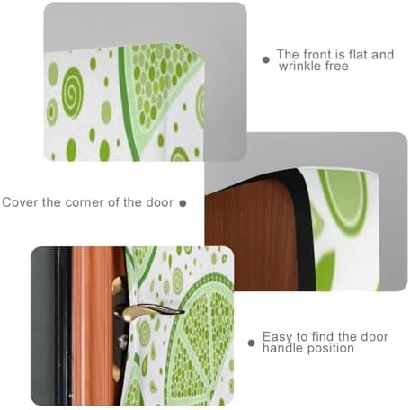 Susiyo Green Limes Halloween Door Cover Stretch Fabric Decor