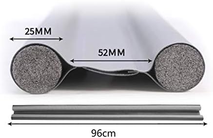 Door Bottom Sealing Strip Anti-Collision Draft Stopper for Wooden Doors