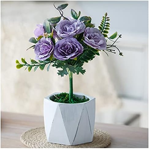 Artificial Flowers Mini Bouquet for Home Office Decor