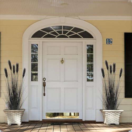 KOL 5ft Black Feather Reed Artificial Grass Plant