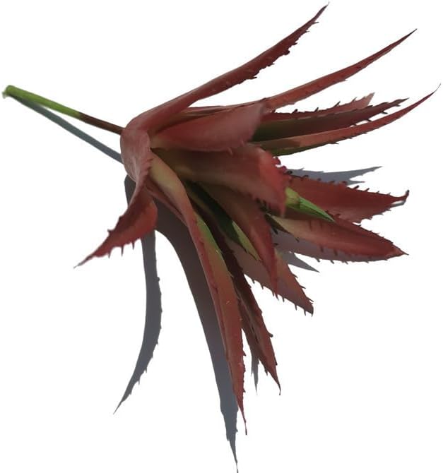 Red Artificial Aloe Succulent Plant