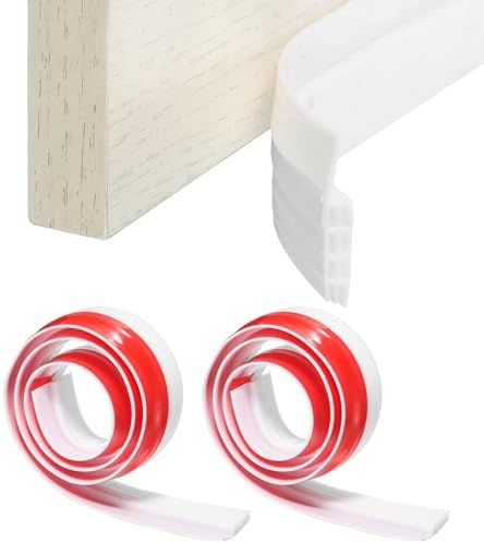 Uxcell 2 Pcs Silicone Door Draft Stopper