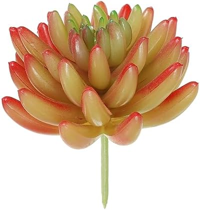 PATIKIL Red Artificial Succulent Plants Unpotted