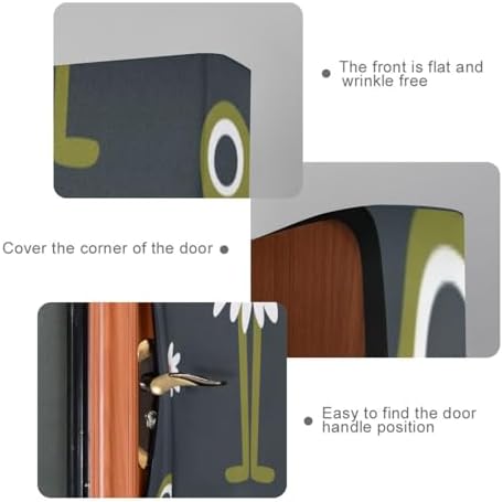 Ballerina Frogs Green Halloween Door Cover