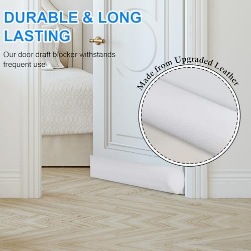 EGUARTE 36 Inch White Door Draft Stopper