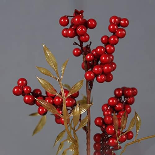 Fake Flowers Artificial Flowers Red Berry Decoration