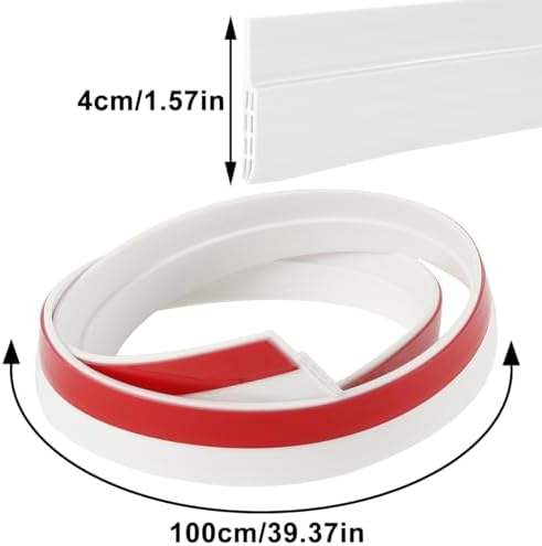 2 Pcs Door Draft Stopper Weather Stripping Seal