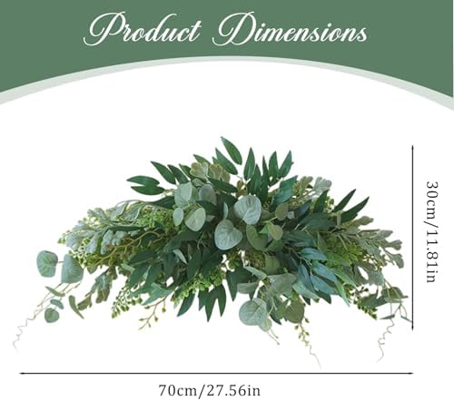 Floral Swag 276x118 Inch Artificial Eucalyptus for Wedding Arch