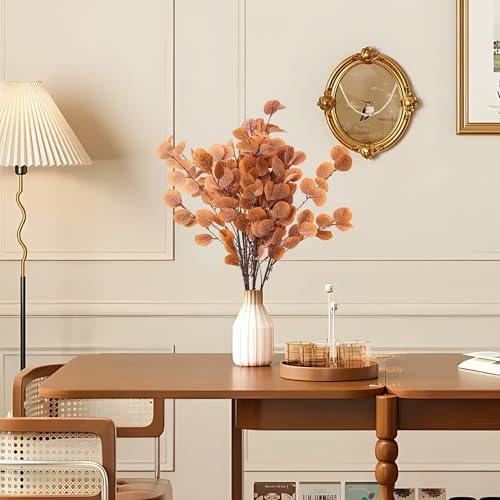 7PCS Long Artificial Eucalyptus Stems for Home Decor and Floral Arrangements