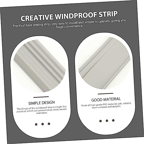 Luxshiny Door Bottom Windproof Seal for Soundproofing and Draft Protection