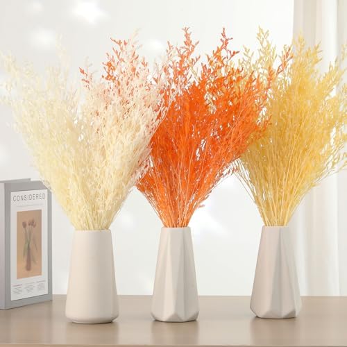 Dried Flowers Bouquet Natural Caspia Bundle Floral Lavender Babys Breath Arrangements for Wedding Decor