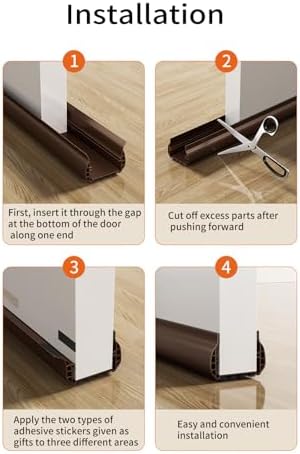 Shurhome Door Draft Stopper Noise Blocker