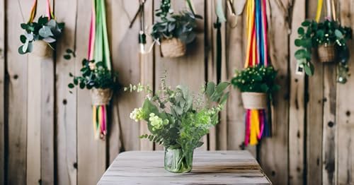 UiiziC Artificial Leaf Stem Flower Branches for Vase Arrangements Home Decor Centerpieces