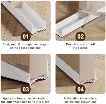 Door Bottom Seal Wind Noise Barrier 38 Inch Cut Length