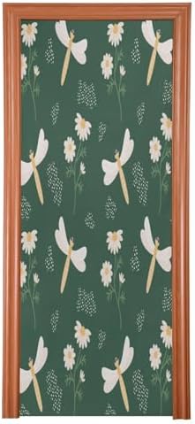 Susiyo Dragonfly Halloween Door Cover 32x79 in
