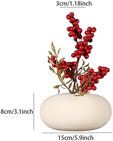 Fake Flowers Artificial Flowers Red Berry Decoration