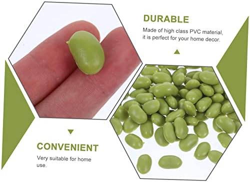 HOMSFOU Artificial Green Bean Decor for Kitchen