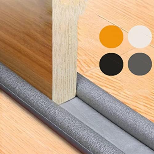 Bluelans Door Draft Stopper White 374 Inch Adjustable