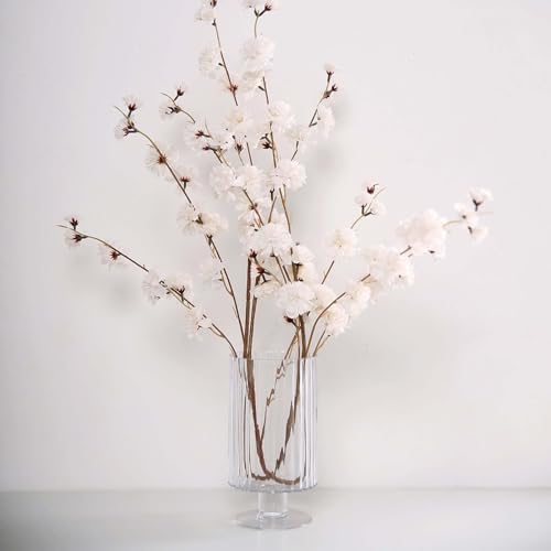 Efavormart 2 Branches - 42 Ivory Carnation Flower Spray