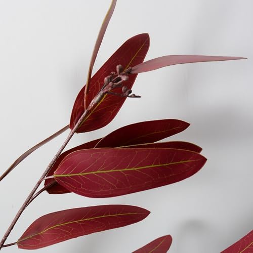 Ziwon Artificial Eucalyptus Stems 32 Inches 4 Pack Fall Decor