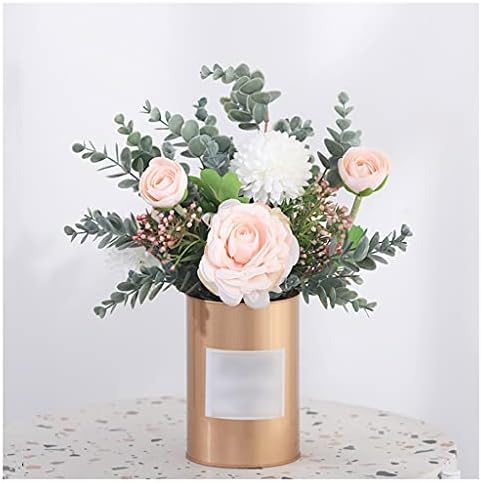 Artificial Flowers with Vase for Home Office Wedding Decor