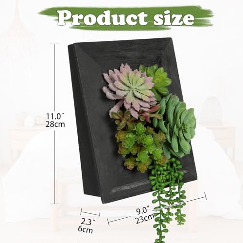Fake Plants Succulents 3D Artificial Wall Hanging Indoor Decor