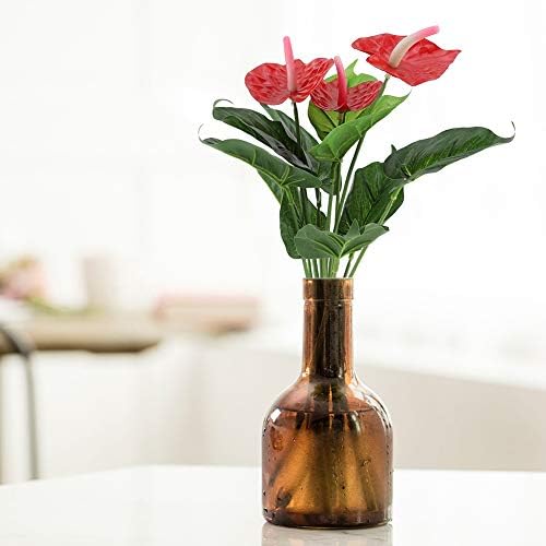 Fdit1 Artificial Red Anthurium Flowers Bouquet for Wedding Home Decor