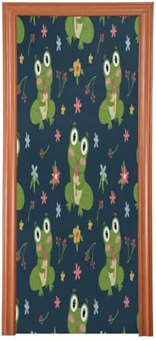 Susiyo Cute Frog Halloween Door Cover 32x79 In