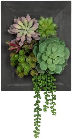 Fake Plants Succulents 3D Artificial Wall Hanging Indoor Decor
