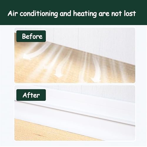 DAFUWENG Door Draft Stopper 4 Pack White