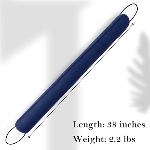 Sunolga 38 In Door Draft Stopper with Removable Cover Blue