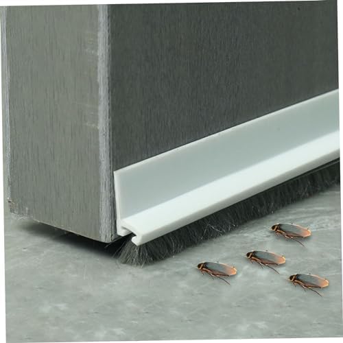Door Draft Stopper with Brush Seal and Adhesive