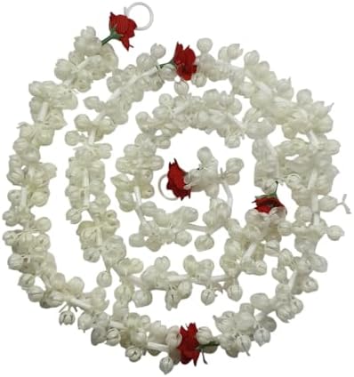 Artificial Jasmine Flowers Garland for Hair Bun and Idol Decor
