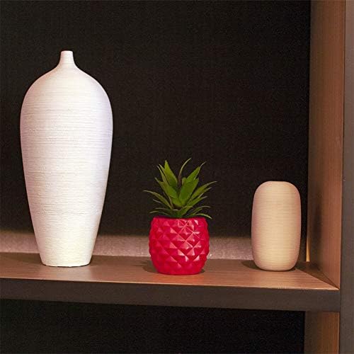 Artificial Pineapple Plant Pot Decor - Red