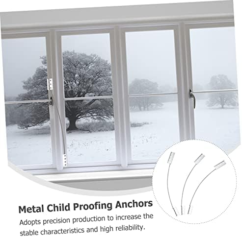Falling Prevention Device for Windows with Metal Anchors