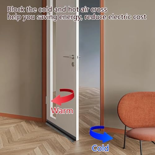 Door Draft Stopper Bottom Seal - 39 Soundproof Cold Proof Energy Saver