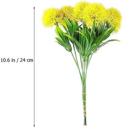 Artificial Flowers Set 10pcs for Home Decor and Table Arrangements
