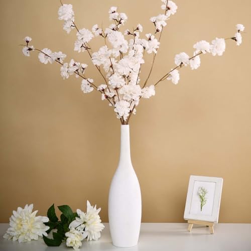 Efavormart 2 Branches - 42 Ivory Carnation Flower Spray