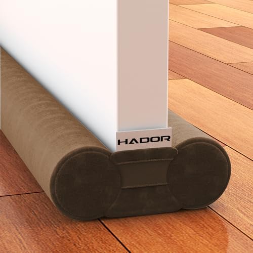 Hador Door Draft Stopper 32 Inch Double Side Soundproof Seal