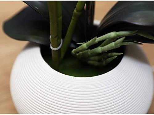 Artificial Flowers in Vase Silk Butterfly Orchid Bonsai Decor