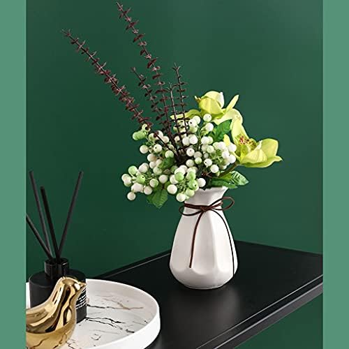 Realistic Artificial Flower Bouquet with Vase