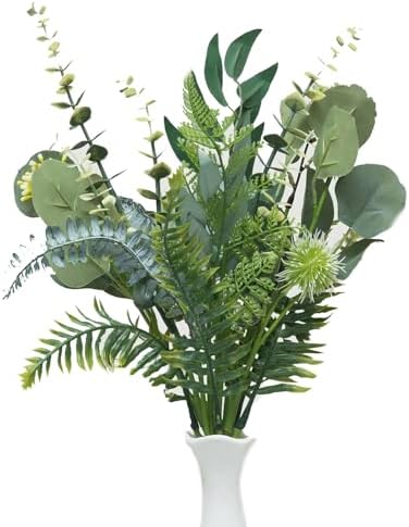 UiiziC Artificial Leaf Stem Flower Branches for Vase Arrangements Home Decor Centerpieces