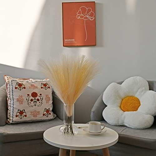 Mandys Ivory Silk Pampas Grass Bouquet 20 Stems