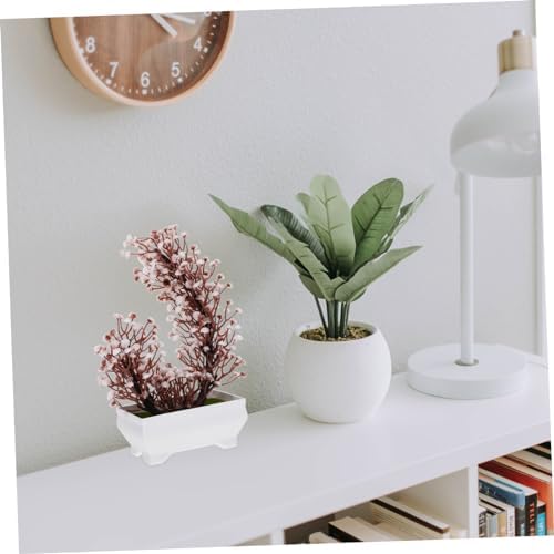 Cabilock Artificial Bonsai for Home Lifelike Potted Plant Desk Decor Office Greenery No Watering Needed