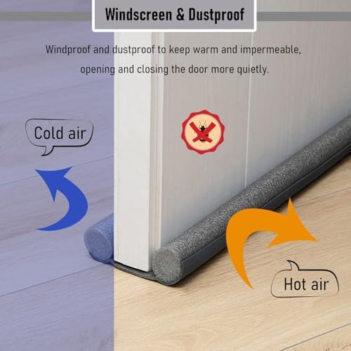 93 CM Door Bottom Seal Strip for Quiet Weatherproof Entry