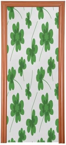 Susiyo Clover Pattern Door Cover for Halloween Decor 32x79 in