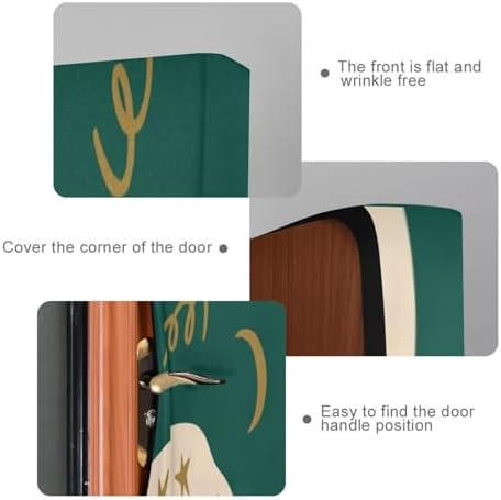 Susiyo Swans Halloween Door Cover 32x79 in