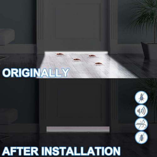 NIXRET Door Sweep 393 In Self Adhesive Draft Stopper