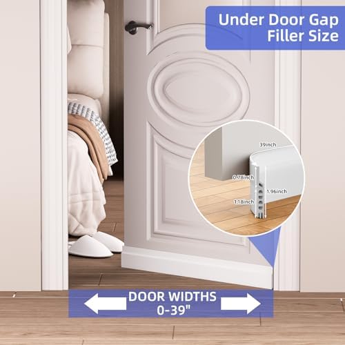 Door Draft Stopper 39inch Silicone Weather Seal