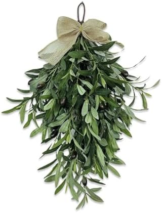 24 Inch Olive Wreath Artificial Flower Swag